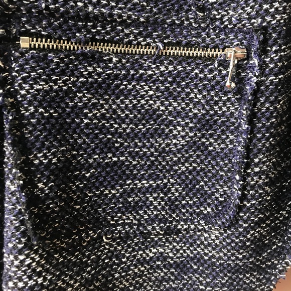 Rebecca Taylor Blue Tweed Blazer - Picture 5 of 7